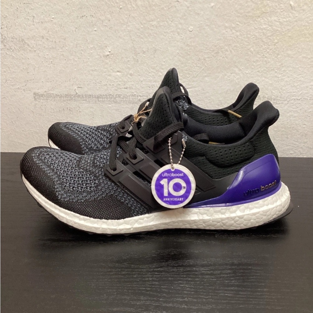 Adidas Ultra Boost 1.0 OG Mens Size 12 Core Black Gold Purple B27171